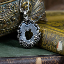 Загрузить изображение в средство просмотра галереи, Worlds Within Worlds -- In Silver with Agate, Carnelian, Druzy Quartz Crystal | Hibernacula