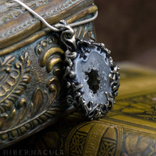 Загрузить изображение в средство просмотра галереи, Worlds Within Worlds -- In Silver with Agate, Carnelian, Druzy Quartz Crystal | Hibernacula