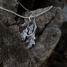 Load image into Gallery viewer, Oak Leaf -- Pendant in Bronze or Silver | Hibernacula