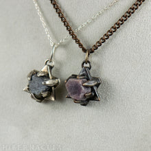 Load image into Gallery viewer, Fortress Amulet  -- Corundum Ruby / Sapphire in Bronze or Silver | Hibernacula