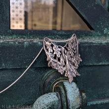 Load image into Gallery viewer, Oak Bough -- Pendant in Bronze or Silver | Hibernacula
