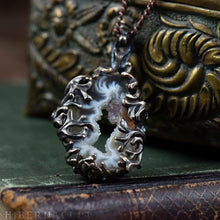 Загрузить изображение в средство просмотра галереи, Worlds Within Worlds -- In Bronze with Agate, Carnelian, Druzy Quartz Crystal | Hibernacula