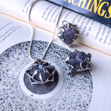 Load image into Gallery viewer, Star Amethyst Amulet -- In Bronze | Hibernacula