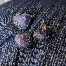 Load image into Gallery viewer, Castle Amethyst Amulet -- Pendant in Silver | Hibernacula