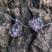 Load image into Gallery viewer, Castle Amethyst Amulet -- Pendant in Silver | Hibernacula