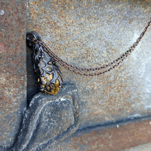 Load image into Gallery viewer, Burning Torch -- Citrine Quartz Crystal & Bronze | Hibernacula