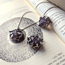 Load image into Gallery viewer, Star Amethyst Amulet -- In Bronze | Hibernacula