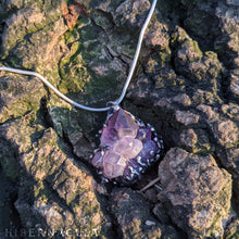 Load image into Gallery viewer, Castle Amethyst Amulet -- Pendant in Silver | Hibernacula