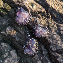 Load image into Gallery viewer, Castle Amethyst Amulet -- Pendant in Silver | Hibernacula