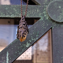 Load image into Gallery viewer, Burning Torch -- Citrine Quartz Crystal & Bronze | Hibernacula