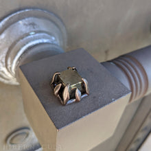 Load image into Gallery viewer, Pyrite Cube -- Cubic Crystal set in Bronze or Silver | Hibernacula