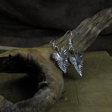 Load image into Gallery viewer, Grace -- Feather Earrings in Bronze or Silver | Hibernacula