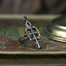 Load image into Gallery viewer, Anima Mundi -- Alchemy Ring in Bronze or Silver | Hibernacula