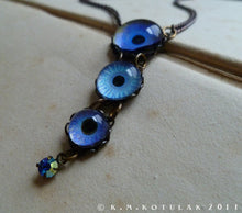 Load image into Gallery viewer, True Blue -- Numina Iris Necklace | Hibernacula