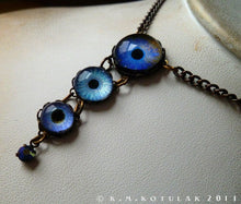 Load image into Gallery viewer, True Blue -- Numina Iris Necklace | Hibernacula