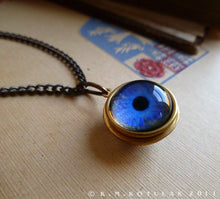 Загрузить изображение в средство просмотра галереи, Spherical Numina Iris Pendant -- Indigo, Large | Hibernacula