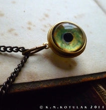 Load image into Gallery viewer, Spherical Numina Iris Pendant -- Bird of Prey, Large | Hibernacula