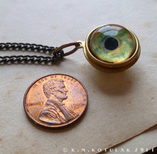 Load image into Gallery viewer, Spherical Numina Iris Pendant -- Bird of Prey, Large | Hibernacula