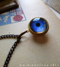 Загрузить изображение в средство просмотра галереи, Spherical Numina Iris Pendant -- Indigo, Large | Hibernacula