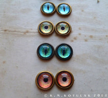 Load image into Gallery viewer, Numina Iris Earrings -- Animal Eye Variations | Hibernacula
