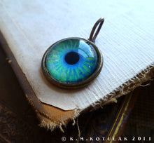 Загрузить изображение в средство просмотра галереи, Iris Charm -- Aquamarine / Large Pendant | Hibernacula