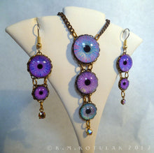 Загрузить изображение в средство просмотра галереи, Azure -- Numina Iris Necklace & Earring Set | Hibernacula
