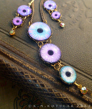 Загрузить изображение в средство просмотра галереи, Azure -- Numina Iris Necklace & Earring Set | Hibernacula