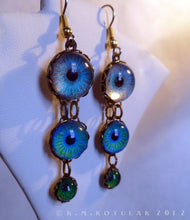 Загрузить изображение в средство просмотра галереи, Here Be Dragons -- Numina Iris Earrings | Hibernacula