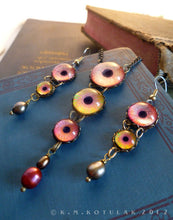 Загрузить изображение в средство просмотра галереи, Aesop's Heart -- Numina Iris Necklace & Earring Set | Hibernacula