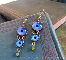 Load image into Gallery viewer, Sapphire Sky -- Numina Iris Earrings | Hibernacula