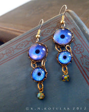 Load image into Gallery viewer, Sapphire Sky -- Numina Iris Earrings | Hibernacula