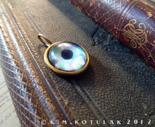 Загрузить изображение в средство просмотра галереи, Iris Charm -- Lagoon Blue / Medium Pendant | Hibernacula