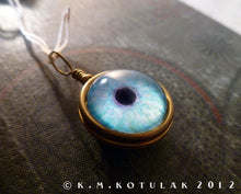 Load image into Gallery viewer, Spherical Numina Iris Pendant -- Winter Blue, Large | Hibernacula