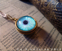 Load image into Gallery viewer, Spherical Numina Iris Pendant -- Winter Blue, Large | Hibernacula