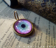 Загрузить изображение в средство просмотра галереи, Iris Charm -- Nebula Blue / Large Pendant | Hibernacula