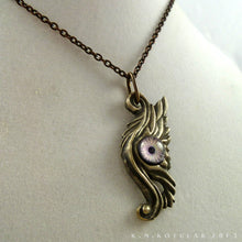 Загрузить изображение в средство просмотра галереи, Seraph -- Wing Pendant in Bronze or Silver | Hibernacula