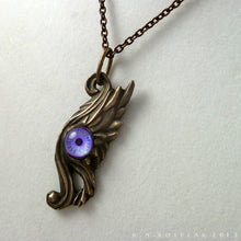 Загрузить изображение в средство просмотра галереи, Seraph -- Wing Pendant in Bronze or Silver | Hibernacula