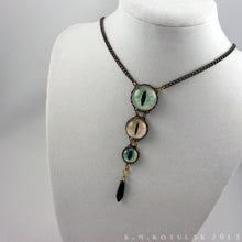 Load image into Gallery viewer, The Witch's Familiar -- Numina Iris Necklace | Hibernacula