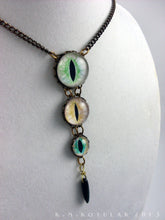 Load image into Gallery viewer, The Witch's Familiar -- Numina Iris Necklace | Hibernacula