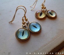 Load image into Gallery viewer, Numina Iris Earrings -- Animal Eye Variations | Hibernacula