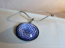 Load image into Gallery viewer, Unfolding Universe Mandala -- Brass Pendant | Hibernacula