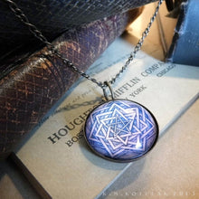 Load image into Gallery viewer, Unfolding Universe Mandala -- Brass Pendant | Hibernacula