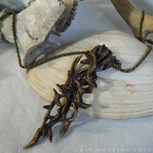 Загрузить изображение в средство просмотра галереи, The Briar Thornbraid -- Thorn Puzzle Necklace in Bronze or Silver | Hibernacula