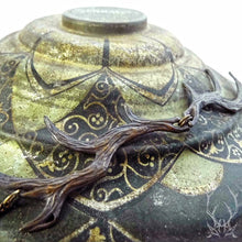 Load image into Gallery viewer, Prince of the Forest -- Antler Necklace in Bronze or Silver | Hibernacula