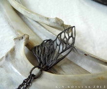 Load image into Gallery viewer, Cicada Wings -- Pendant in Bronze or Silver | Hibernacula