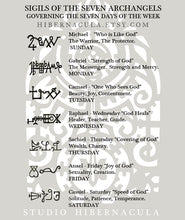 Load image into Gallery viewer, The Seven Archangels -- Enochian Sigils | Hibernacula