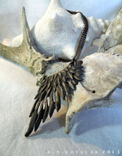 Загрузить изображение в средство просмотра галереи, Fallen Angel Wing -- Pendant in Bronze or Silver | Hibernacula