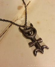 Load image into Gallery viewer, Hieroglyphic Monad -- Pendant in Bronze or Silver | Hibernacula