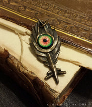 Load image into Gallery viewer, Alchemist's Key of Transmutation -- Pendant in Bronze or Silver | Hibernacula