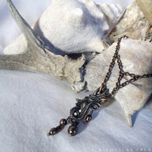 Load image into Gallery viewer, Prima Materia: Rain -- Alchemical Necklace in Bronze or Silver | Hibernacula